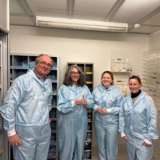 Some members of @skaswitzerland and the EPFL Space Center / @space.innovation teams visited the CMi – Center of MicroNanoTechnology at @epflcampus on February 3.

We had a very interesting one-hour tour led by Cyrille Hibert, Process Engineering Team Leader, including a visit to the cleanrooms and an inside look at the machines and processing equipment supporting microtechnology users.
This visit highlighted how collaboration and knowledge-sharing between EPFL centers and labs are truly fruitful, fostering innovation across disciplines.

📸 Pictured: @jeanpaulkneib, Martine Harmel, Ariane Capt, and Joanna Jermini-Howard during the tour.

🔗 Learn more about CMi: https://www.epfl.ch/research/facilities/cmi/

#EPFL #CMi #MicroNanoTechnology #Cleanroom #EPFLSpaceCenter #SpaceInnovation #SKACH @epfl_espace